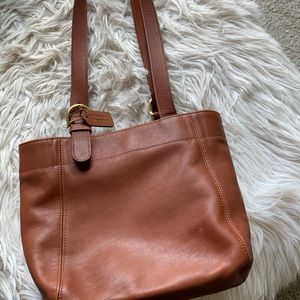 Vintage Coach Leather Shoulder Bag